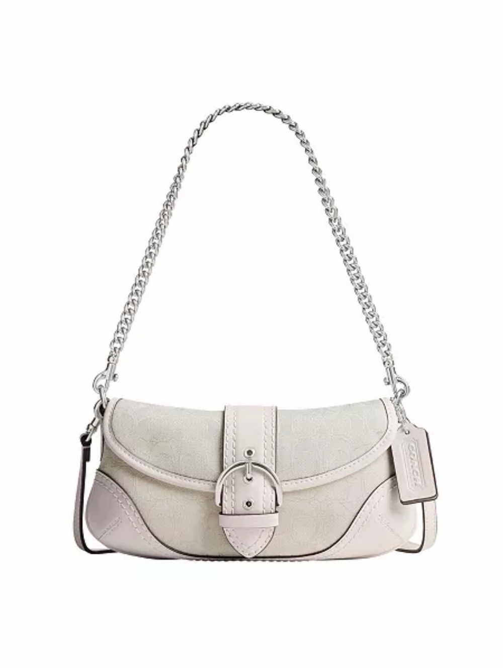 Coach Soho 25 Signature Jacquard Canvas Shoulder Bag